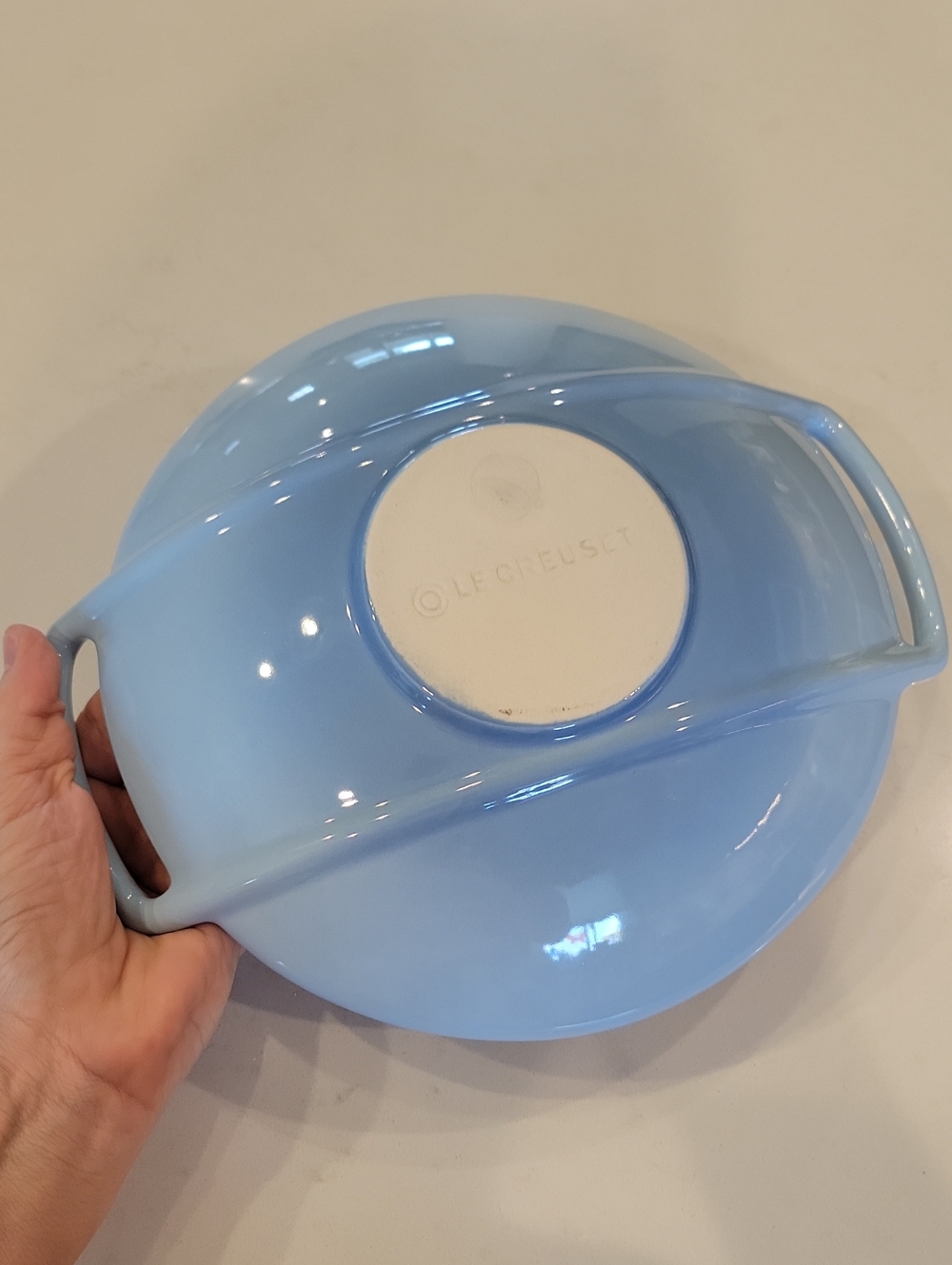 Le Creuset Coastal Blue Wok Dish - Picture 2 of 2